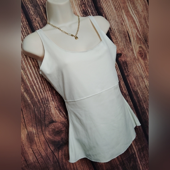 Spanx By Sara blakely Elegant White Women's Top Size LARGE nwot - Picture 3 of 5